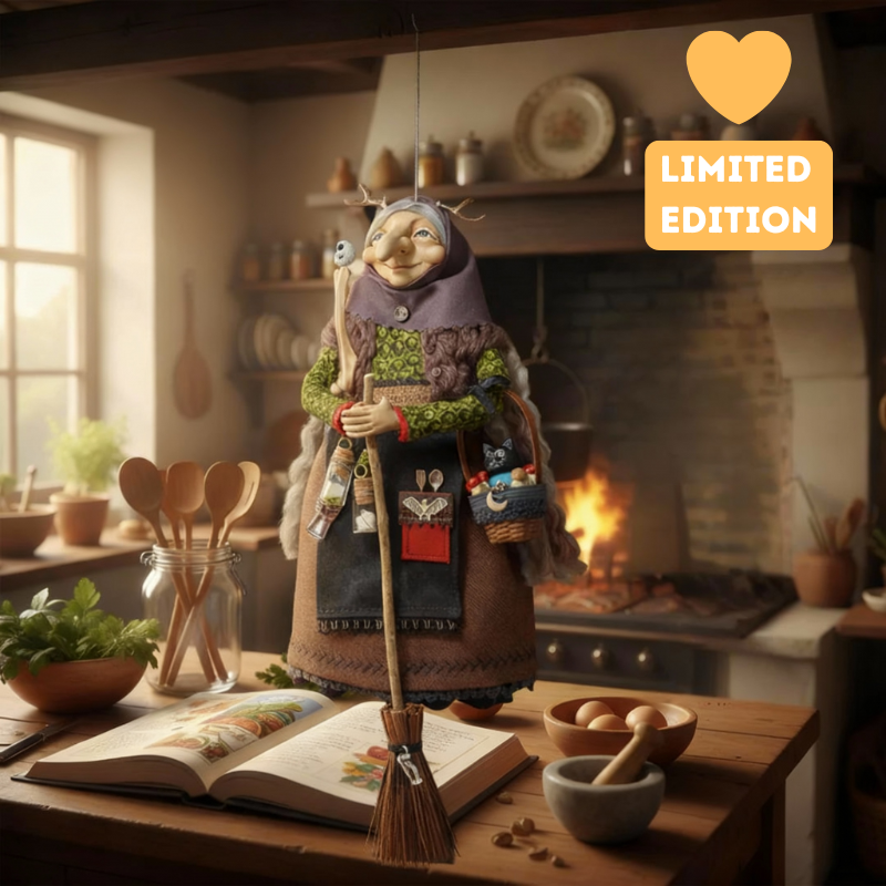 Handmade Kitchen Witch Doll