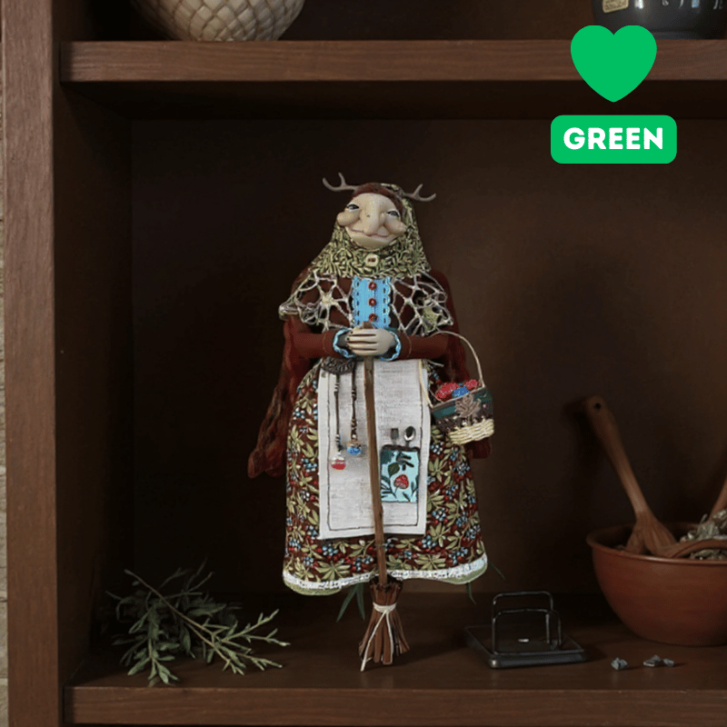Handmade Kitchen Witch Doll